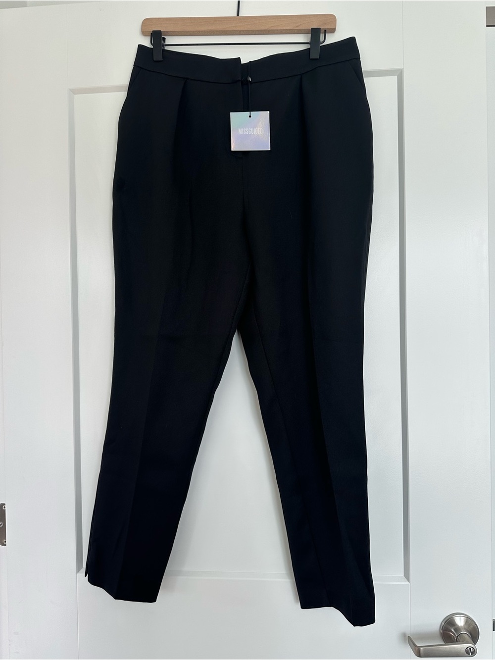 Missguided Core Pleat Front Cigarette Tailored Dress Pants